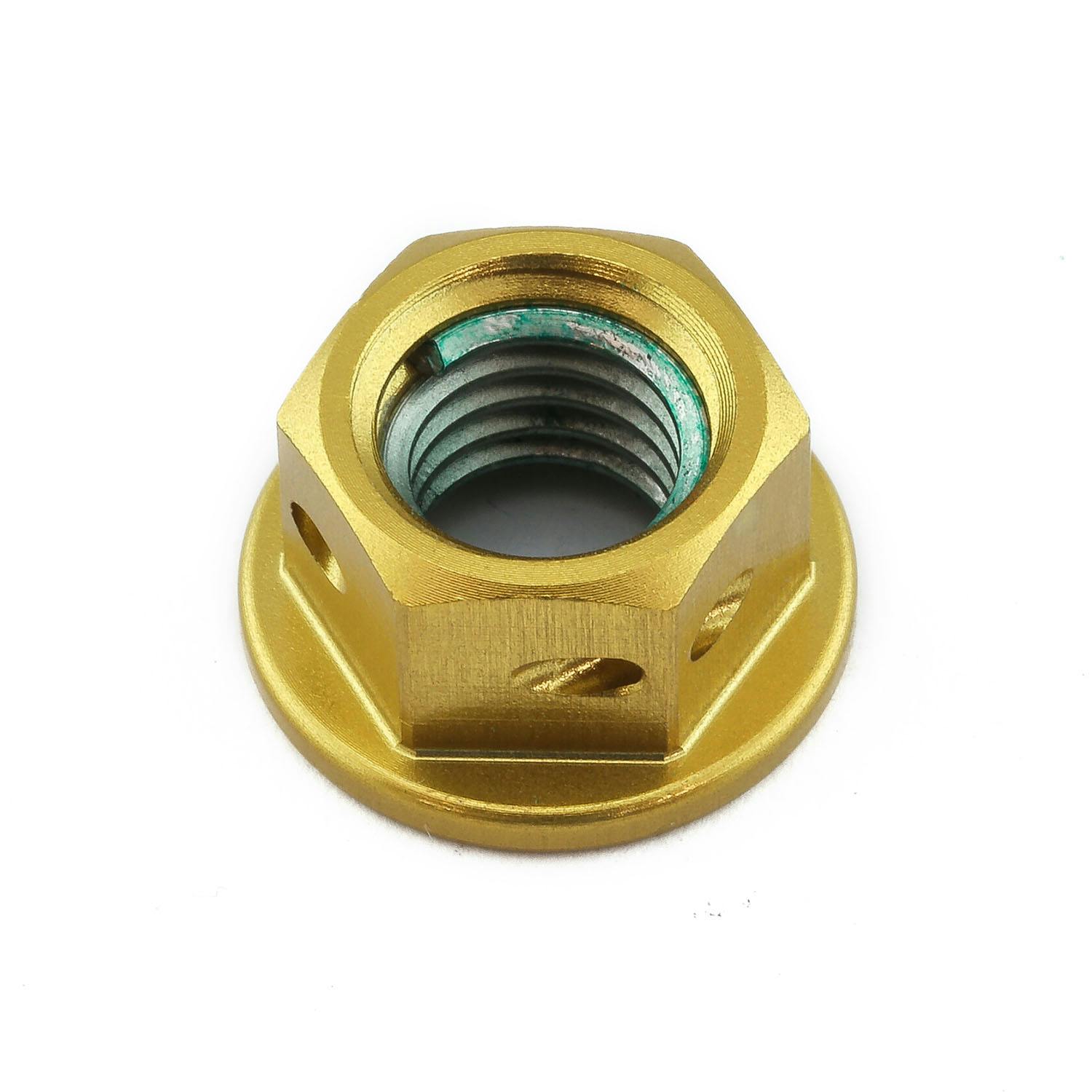 Pro-Bolt プロボルト アルミニウム スプロケットナット M8 x (1.25mm) ドリルド (LSPN8D) LSPN8DG (CDC) その他(ボルト) Pro-Bolt プロボルト アルミニウム スプロケットナット M8 x (1.25mm) ドリルド (LSPN8D) LSPN8DG (CDC) その他(ボルト)
