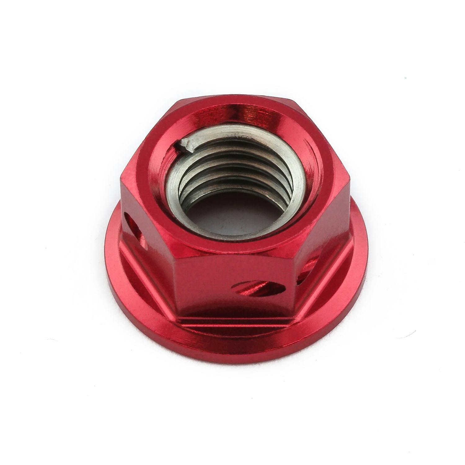 Pro-Bolt プロボルト アルミニウム スプロケットナット M8 x (1.25mm) ドリルド (LSPN8D) LSPN8DR (CDC) その他(ボルト) Pro-Bolt プロボルト アルミニウム スプロケットナット M8 x (1.25mm) ドリルド (LSPN8D) LSPN8DR (CDC) その他(ボルト)