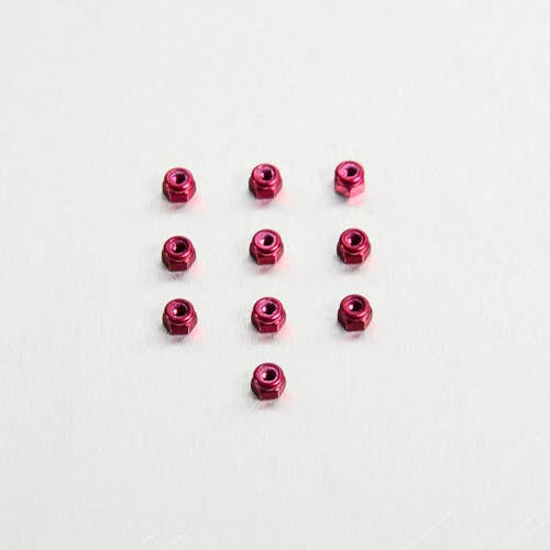 Pro-Bolt プロボルト アルミニウム ナイロンロック ナットs M3x(0.50mm) 10個入りパック (NYN3-10) NYN3-10R (CDC) その他(ボルト) Pro-Bolt プロボルト アルミニウム ナイロンロック ナットs M3x(0.50mm) 10個入りパック (NYN3-10) NYN3-10R (CDC) その他(ボルト)