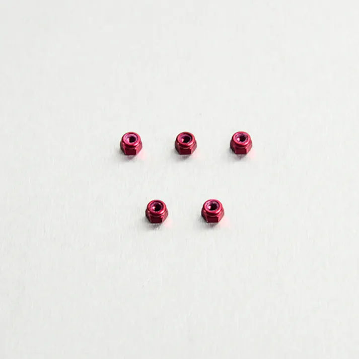 Pro-Bolt プロボルト アルミニウム ナイロンロック ナットs M3x(0.50mm) 5個入りパック (NYN3-5) NYN3-5R (CDC)【ネット注文限定・別送品】