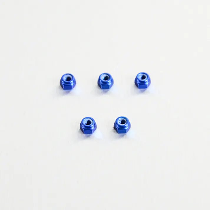 Pro-Bolt プロボルト アルミニウム ナイロンロック ナットs M4x(0.70mm) 5個入りパック (NYN4-5) NYN4-5B (CDC)【ネット注文限定・別送品】
