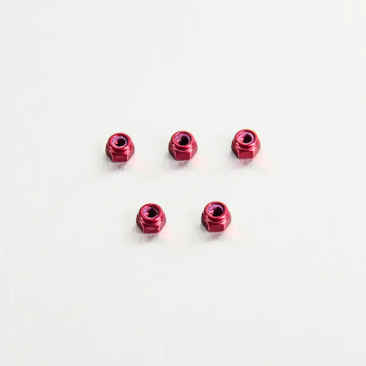 Pro-Bolt プロボルト アルミニウム ナイロンロック ナットs M4x(0.70mm) 5個入りパック (NYN4-5) NYN4-5R (CDC)【ネット注文限定・別送品】