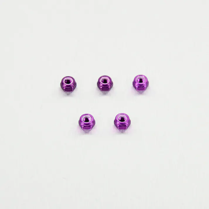 Pro-Bolt プロボルト アルミニウム ナイロンロック ナットs M5x(0.80mm) 5個入りパック (NYN5-5) NYN5-5P (CDC)【ネット注文限定・別送品】