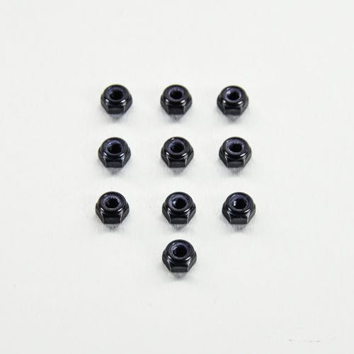 Pro-Bolt プロボルト アルミニウム ナイロンロック ナットs M6x(1.00mm) 10個入りパック (NYN6-10) NYN6-10BK (CDC その他(ボルト) Pro-Bolt プロボルト アルミニウム ナイロンロック ナットs M6x(1.00mm) 10個入りパック (NYN6-10) NYN6-10BK (CDC その他(ボルト)