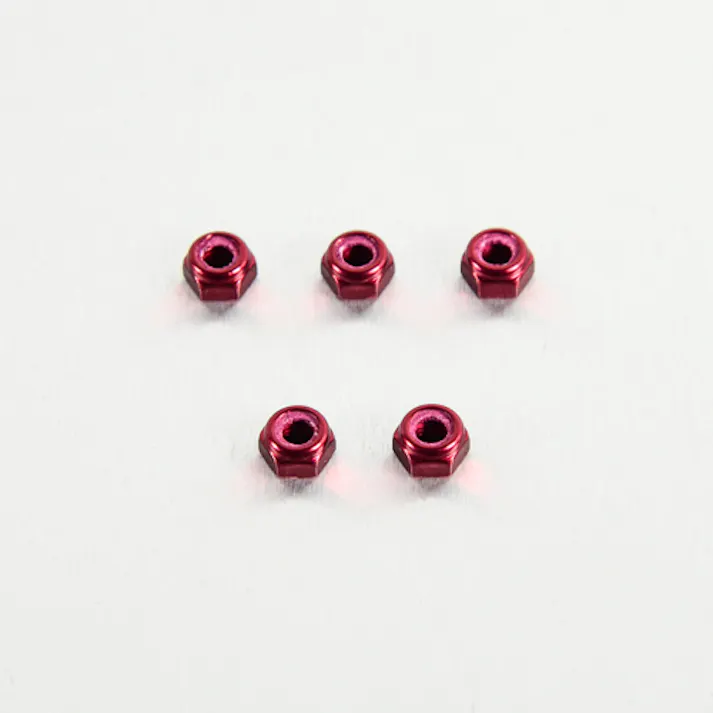 Pro-Bolt プロボルト アルミニウム ナイロンロック ナットs M6x(1.00mm) 5個入りパック (NYN6-5) NYN6-5R (CDC)【ネット注文限定・別送品】