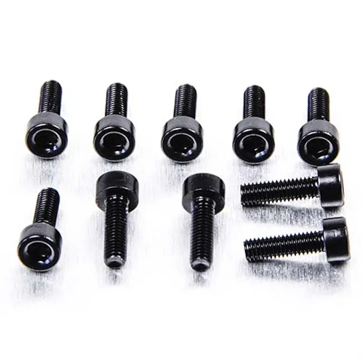 Pro-Bolt プロボルト アルミニウム ソケットキャップボルト M3x(0.50mm)x10mm 10個入りパック (PB310-10) PB310-10BK (CDC)【ネット注文限定・別送品】