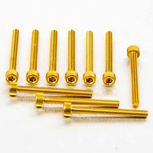 Pro-Bolt プロボルト アルミニウム ソケットキャップボルト M3x(0.50mm)x30mm 10個入りパック (PB330-10) PB330-10G その他(ボルト) Pro-Bolt プロボルト アルミニウム ソケットキャップボルト M3x(0.50mm)x30mm 10個入りパック (PB330-10) PB330-10G その他(ボルト)