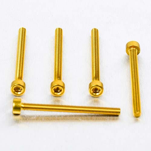 Pro-Bolt プロボルト アルミニウム ソケットキャップボルト M3x(0.50mm)x35mm 5個入りパック (PB335-5) PB335-5G (C その他(ボルト) Pro-Bolt プロボルト アルミニウム ソケットキャップボルト M3x(0.50mm)x35mm 5個入りパック (PB335-5) PB335-5G (C その他(ボルト)