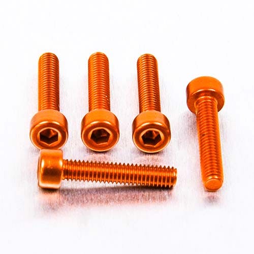 Pro-Bolt プロボルト アルミニウム ソケットキャップボルト M4x(0.70mm)x20mm 5個入りパック (PB420-5) PB420-5O (C その他(ボルト)