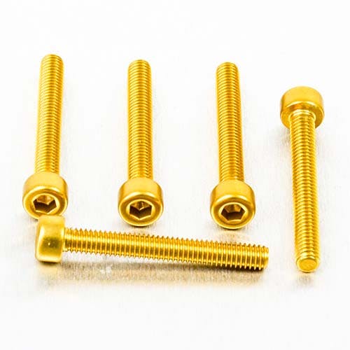 Pro-Bolt プロボルト アルミニウム ソケットキャップボルト M4x(0.70mm)x30mm 5個入りパック (PB430-5) PB430-5G (C その他(ボルト) Pro-Bolt プロボルト アルミニウム ソケットキャップボルト M4x(0.70mm)x30mm 5個入りパック (PB430-5) PB430-5G (C その他(ボルト)