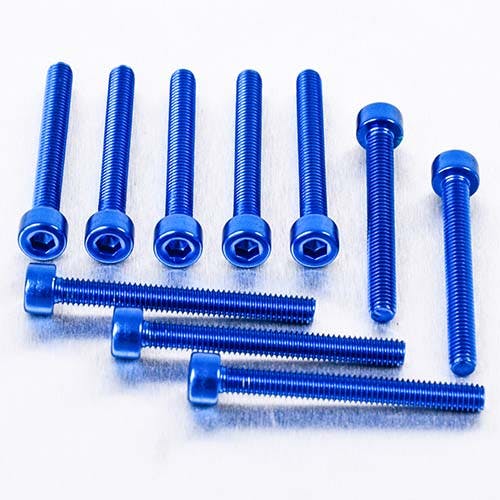 Pro-Bolt プロボルト アルミニウム ソケットキャップボルト M4x(0.70mm)x35mm 10個入りパック (PB435-10) PB435-10B その他(ボルト) Pro-Bolt プロボルト アルミニウム ソケットキャップボルト M4x(0.70mm)x35mm 10個入りパック (PB435-10) PB435-10B その他(ボルト)