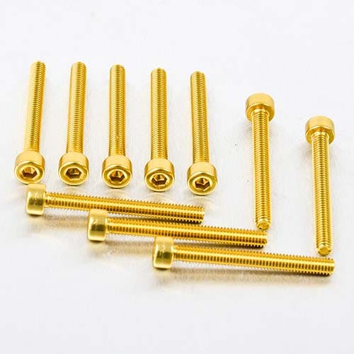 Pro-Bolt プロボルト アルミニウム ソケットキャップボルト M4x(0.70mm)x35mm 10個入りパック (PB435-10) PB435-10G その他(ボルト) Pro-Bolt プロボルト アルミニウム ソケットキャップボルト M4x(0.70mm)x35mm 10個入りパック (PB435-10) PB435-10G その他(ボルト)