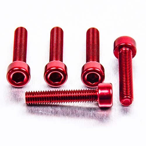 Pro-Bolt プロボルト アルミニウム ソケットキャップボルト M5x(0.80mm)x25mm 5個入りパック (PB525-5) PB525-5R (CDC)【ネット注文限定・別送品】