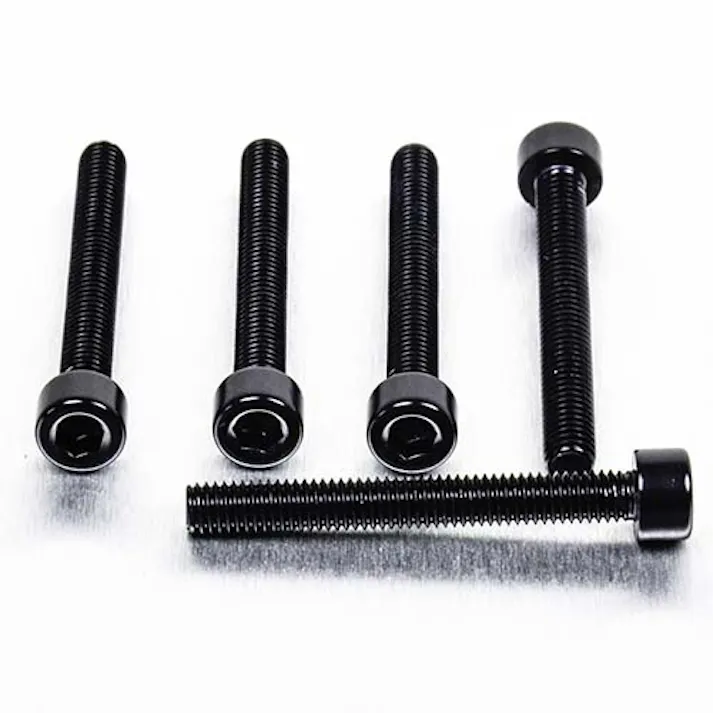 Pro-Bolt プロボルト アルミニウム ソケットキャップボルト M5x(0.80mm)x40mm 5個入りパック (PB540-5) PB540-5BK (CDC)【ネット注文限定・別送品】