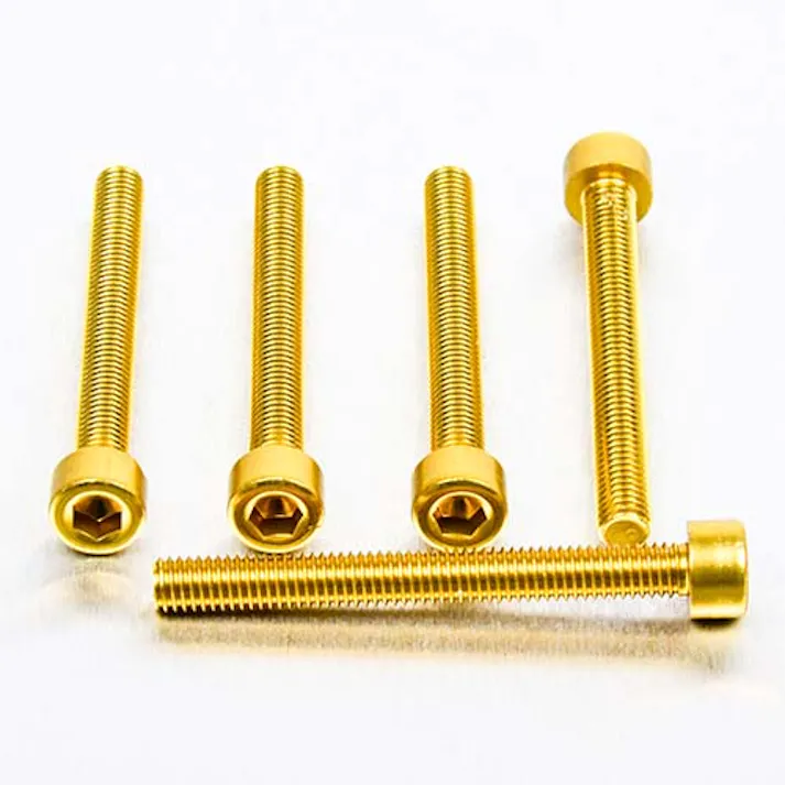 Pro-Bolt プロボルト アルミニウム ソケットキャップボルト M5x(0.80mm)x45mm 5個入りパック (PB545-5) PB545-5G (CDC)【ネット注文限定・別送品】