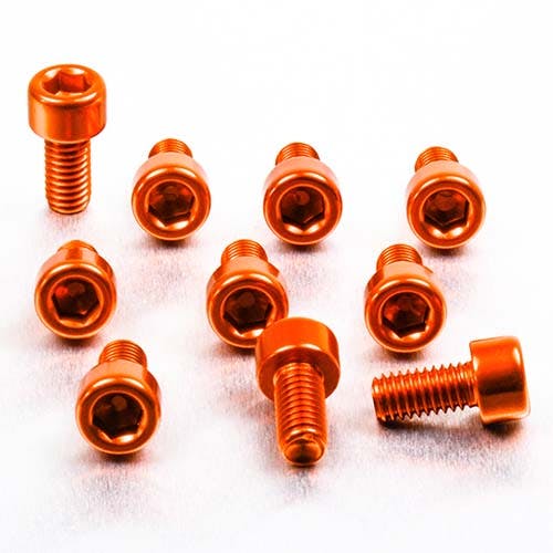 Pro-Bolt プロボルト アルミニウム ソケットキャップボルト M6x(1.00mm)x12mm 10個入りパック (PB612-10) PB612-10O (CDC)【ネット注文限定・別送品】