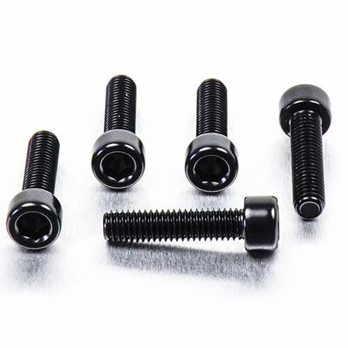 Pro-Bolt �v���{���g �A���~�j�E�� �\�P�b�g�L���b�v�{���g M6x(1.00mm)x25mm 5����p�b�N (PB625-5) PB625-5BK ( ���̑��i�{���g�j