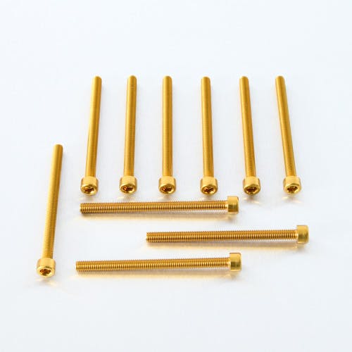 Pro-Bolt プロボルト アルミニウム ソケットキャップボルト M6x(1.00mm)x80mm 10個入りパック (PB680-10) PB680-10G その他(ボルト) Pro-Bolt プロボルト アルミニウム ソケットキャップボルト M6x(1.00mm)x80mm 10個入りパック (PB680-10) PB680-10G その他(ボルト)
