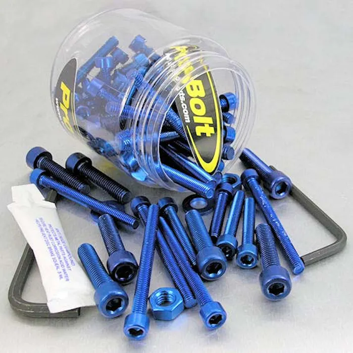 Pro-Bolt プロボルト Aluminium Allen/Engine Bolt Tub Metric 100 Piece PBTUBALLENB (CDC)【別送品】