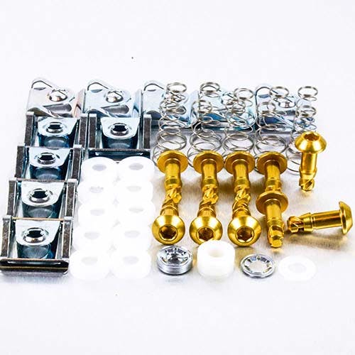 Pro-Bolt プロボルト アルミ クイックリリースピン 19mm 六角レンチ & CLIP3 10個入りパック (QRPACKAKSLIDE19) QRPA その他(ボルト)