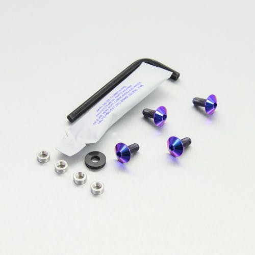 Pro-Bolt プロボルト Titanium Screen Kit 4 x Bolts and Collars (SK410TI) SK410TIP (CDC その他(ボルト) Pro-Bolt プロボルト Titanium Screen Kit 4 x Bolts and Collars (SK410TI) SK410TIP (CDC その他(ボルト)