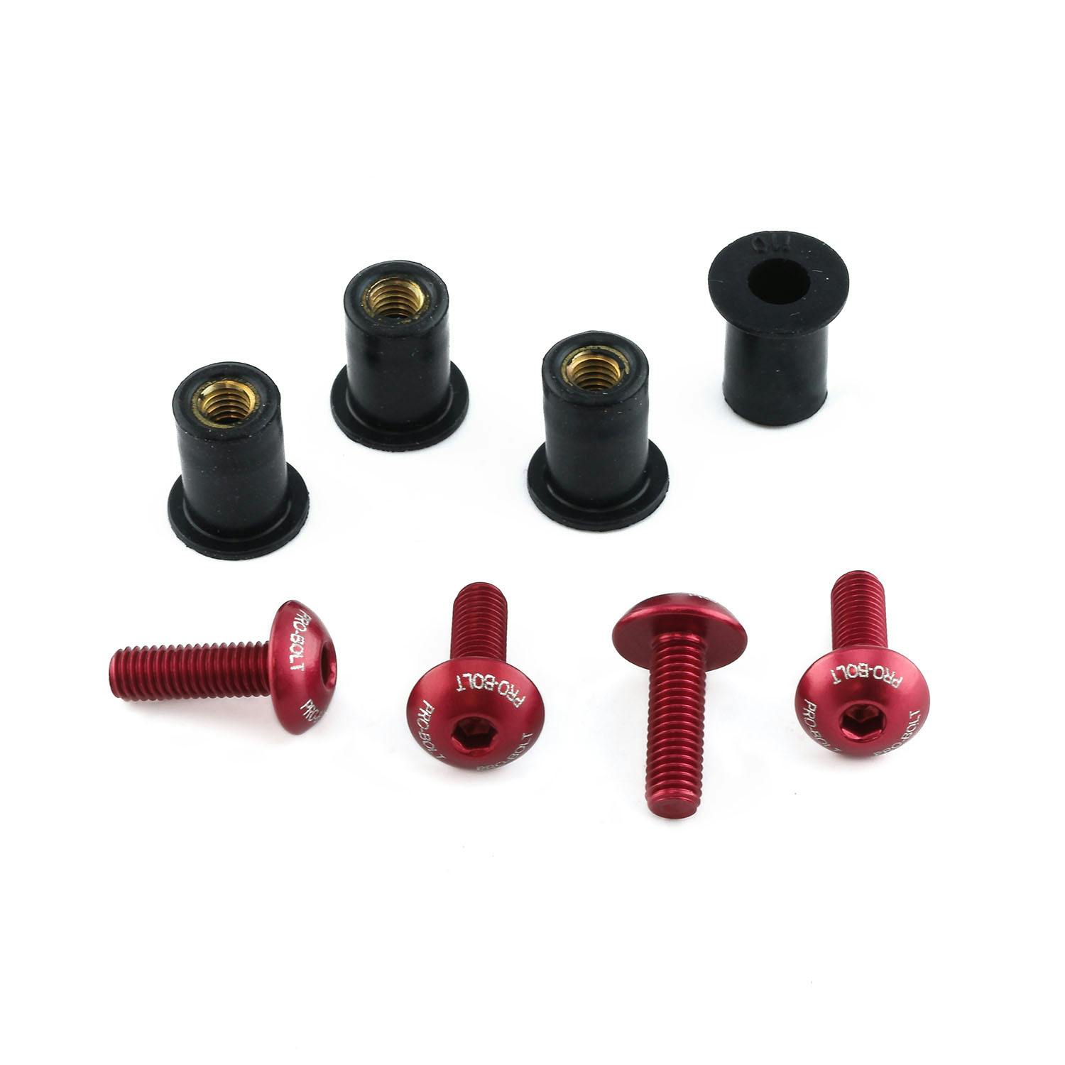 Pro-Bolt プロボルト Aluminium Screen Kit 4 Bolt Etched (SK4E) SK4RE (CDC) その他(ボルト) Pro-Bolt プロボルト Aluminium Screen Kit 4 Bolt Etched (SK4E) SK4RE (CDC) その他(ボルト)