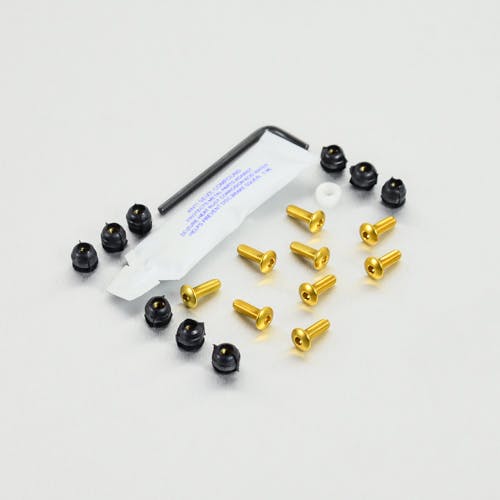Pro-Bolt プロボルト Aluminium Screen Kit (4mm Italian Bikes) 9 Bolts (SKDUC9) SKDUC9G その他(ボルト) Pro-Bolt プロボルト Aluminium Screen Kit (4mm Italian Bikes) 9 Bolts (SKDUC9) SKDUC9G その他(ボルト)