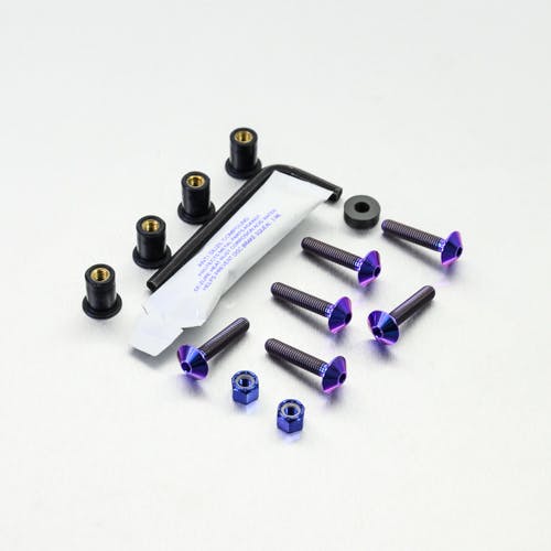 Pro-Bolt プロボルト Titanium Screen Bolt Kit Honda Blackbird (SKHO260TI) SKHO260TIP ( その他(ボルト) Pro-Bolt プロボルト Titanium Screen Bolt Kit Honda Blackbird (SKHO260TI) SKHO260TIP ( その他(ボルト)