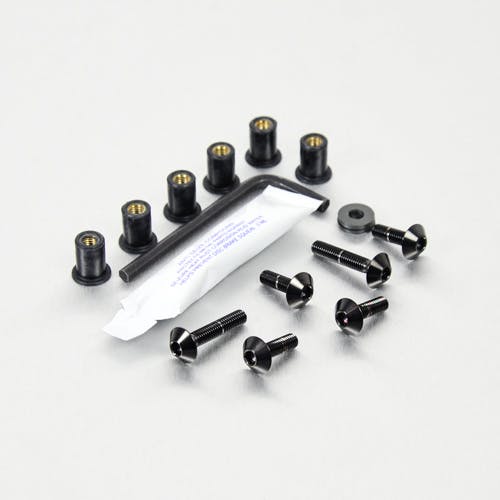 Pro-Bolt プロボルト Stainless Steel Screen Kit 6 Bolt GSXR600/750 K6-K7 (SKSU093SS) SKSU093SSBK (CDC)【ネット注文限定・別送品】