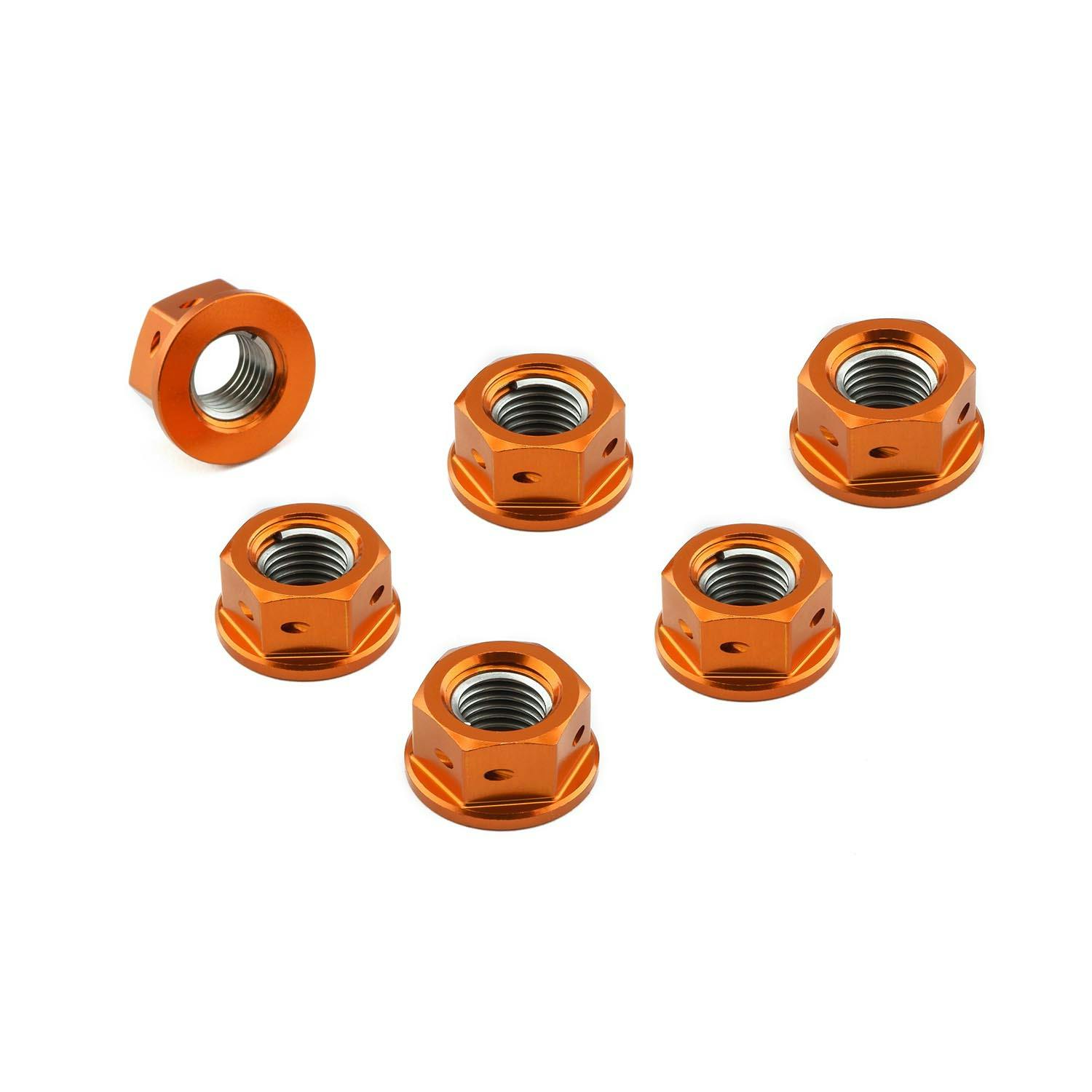 Pro-Bolt プロボルト アルミニウム スプロケットナットs M10x(1.25mm) ドリルド 6個入りパック (SPN10D) SPN10DO (CDC その他(ボルト) Pro-Bolt プロボルト アルミニウム スプロケットナットs M10x(1.25mm) ドリルド 6個入りパック (SPN10D) SPN10DO (CDC その他(ボルト)