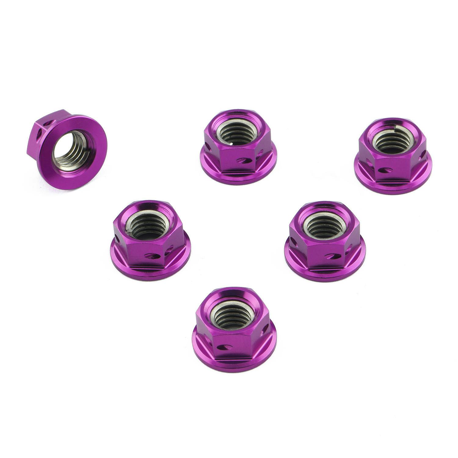 Pro-Bolt プロボルト アルミニウム スプロケットナットs M8x(1.25mm) ドリルド 6個入りパック (SPN8D) SPN8DP (CDC) その他(ボルト) Pro-Bolt プロボルト アルミニウム スプロケットナットs M8x(1.25mm) ドリルド 6個入りパック (SPN8D) SPN8DP (CDC) その他(ボルト)