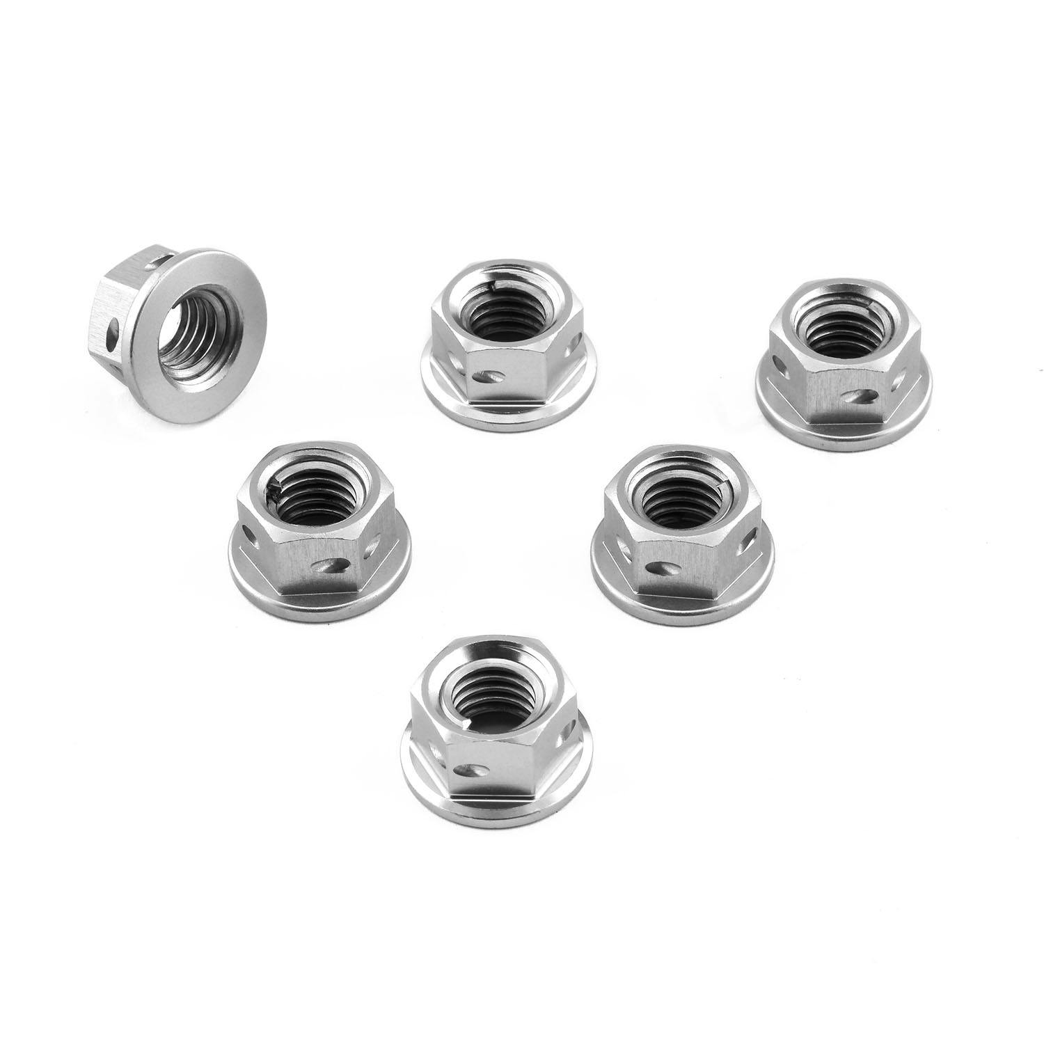 Pro-Bolt プロボルト アルミニウム スプロケットナットs M8x(1.25mm) ドリルド 6個入りパック (SPN8D) SPN8DS (CDC) その他(ボルト) Pro-Bolt プロボルト アルミニウム スプロケットナットs M8x(1.25mm) ドリルド 6個入りパック (SPN8D) SPN8DS (CDC) その他(ボルト)