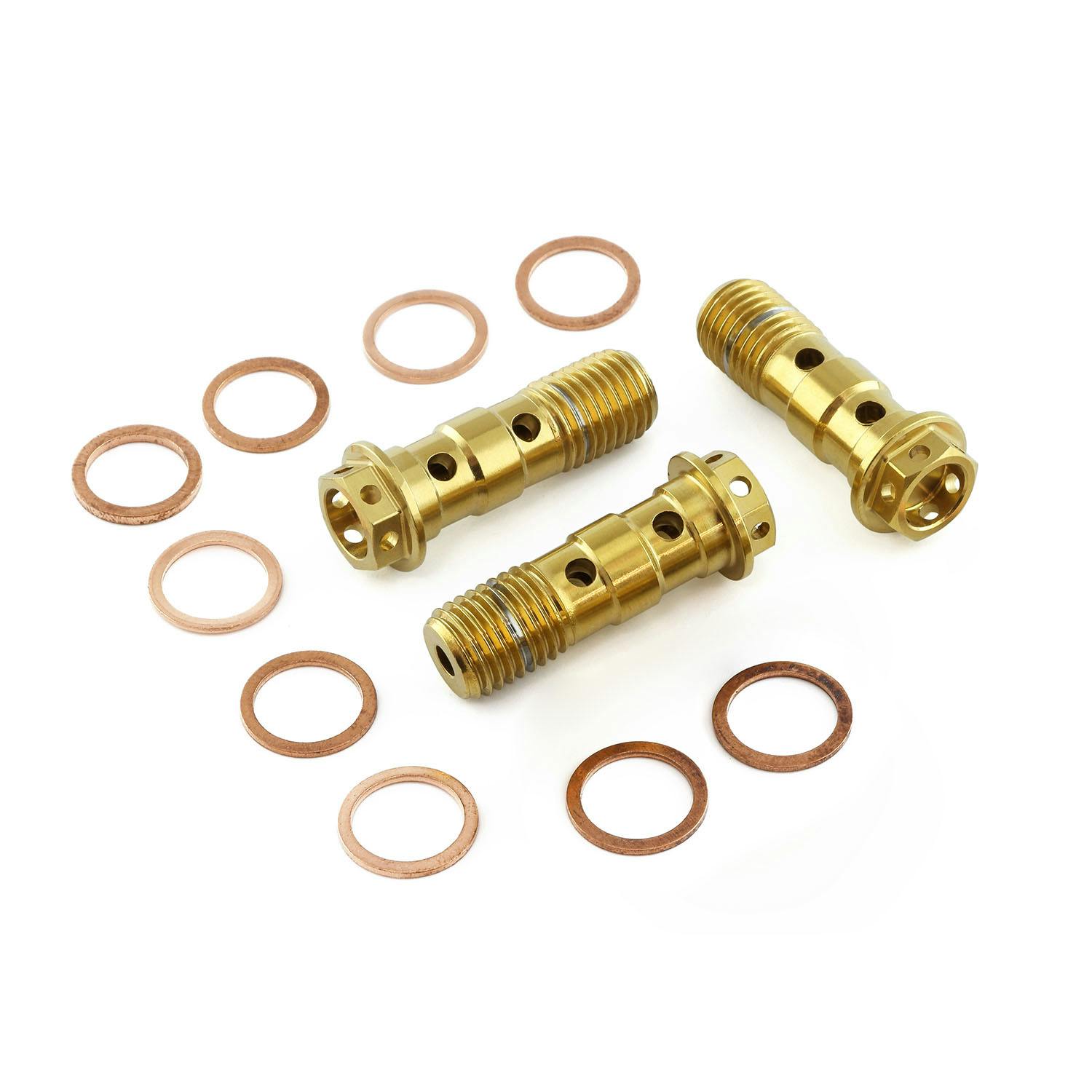 Pro-Bolt プロボルト Stainless Steel Banjo Bolt Double Race Spec x3 Rear ...