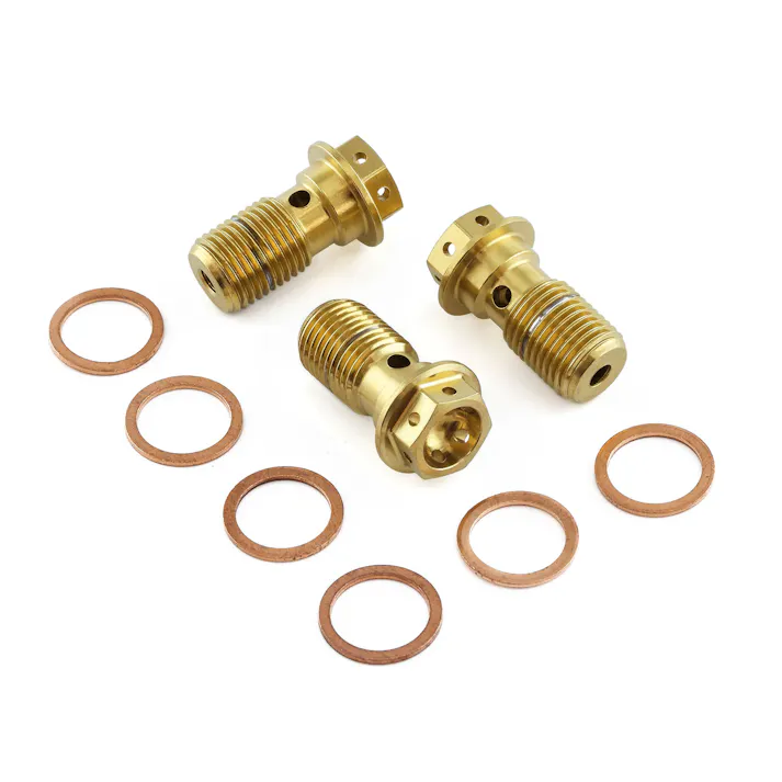 Pro-Bolt プロボルト Stainless Steel Banjo Bolt Single Race Specx3 Rear Caliper (SSBANJOS10FR-3Z2) SSBANJOS10FR-3Z2G (CDC)【ネット注文限定・別送品】