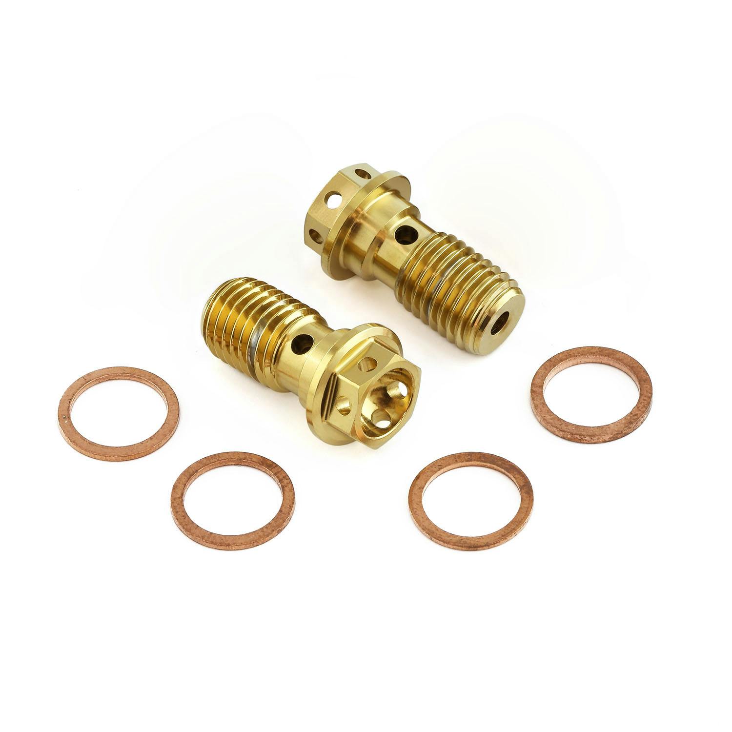 Pro-Bolt プロボルト Stainless Steel Banjo Bolt Single Race Spec x2 Front ...