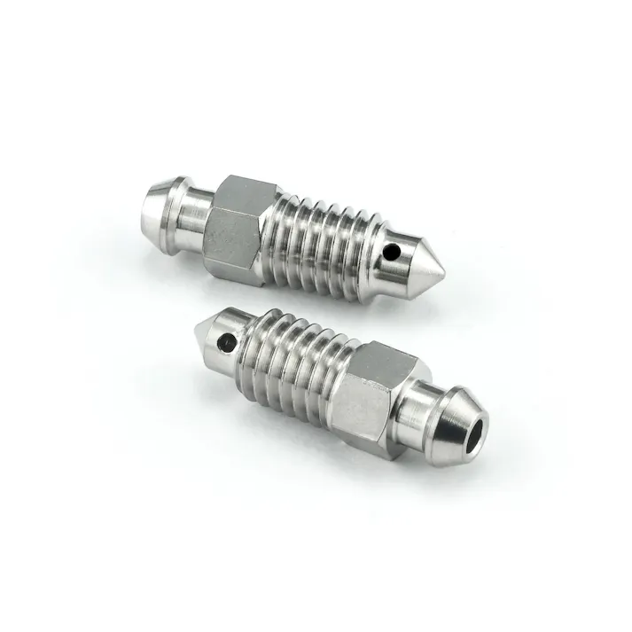 Pro-Bolt プロボルト Stainless Steel Bleed Nipple M8 Rear Brake Caliper Pack x2 (SSBN8-2Z2) (CDC)【ネット注文限定・別送品】