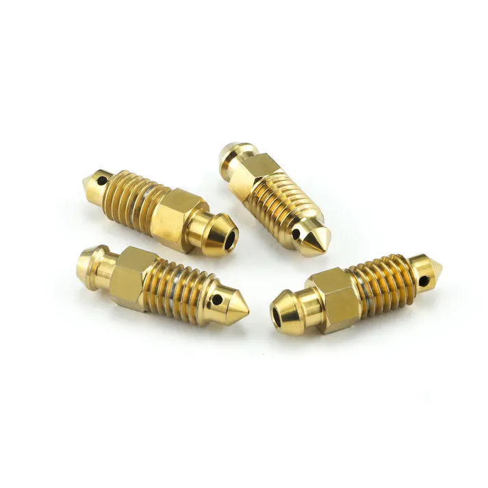 Pro-Bolt プロボルト Stainless Steel Bleed Nipple M8 Rear Brake Mast Cyl Pack x4 (SSBN8-4Z5) SSBN8-4Z5G (CDC)【ネット注文限定・別送品】