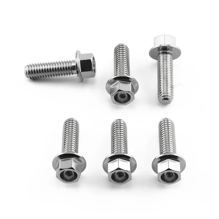 Pro-Bolt プロボルト Stainless Steel Disc Bolt Flanged Hex M6 x 20mm Front Pack x 6 (SSDISCKIT-DZ1) (CDC)【ネット注文限定・別送品】