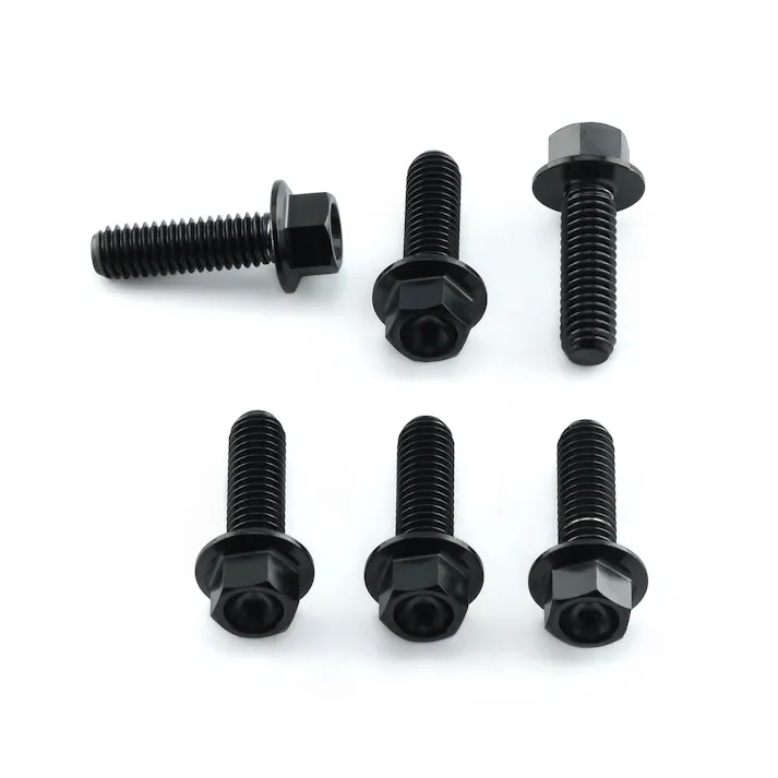 Pro-Bolt プロボルト Stainless Steel Disc Bolt Flanged Hex M6 x 20mm Front Pack x 6 (SSDISCKIT-DZ1) SSDISCKIT-DZ1BK (CDC)【ネット注文限定・別送品】