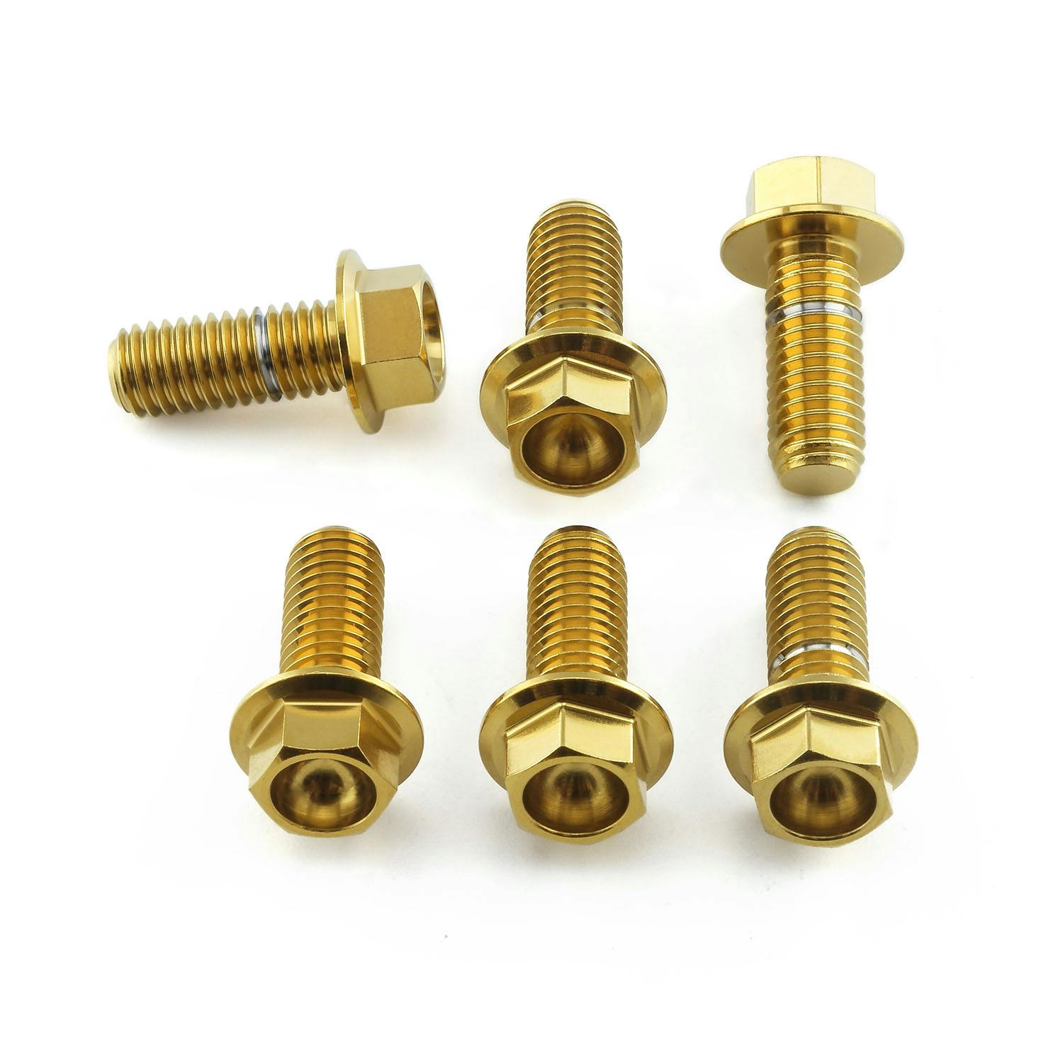 ぽん3 Pro-Bolt プロボルト Titanium Disc Bolts Rear M8x20mm Flanged