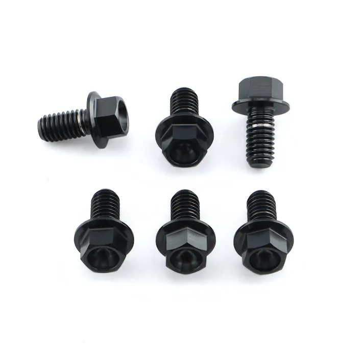 Pro-Bolt プロボルト Stainless Steel Disc Bolt Flanged Hex M6 x 12mm Rear Pack x 6 (SSDISCKIT-HZ2) SSDISCKIT-HZ2BK (CDC)【ネット注文限定・別送品】