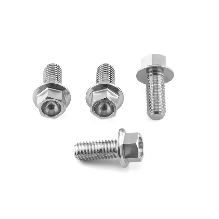 Pro-Bolt プロボルト Stainless Steel Disc Bolt Front Flanged Hex Head M6 x 15mm Pack x 4 (SSDISCKIT-OZ1) (CDC)【ネット注文限定・別送品】