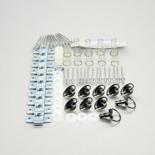 Pro-Bolt プロボルト Stainless Steel Quick Release Stud 14mm D-Ring & CLIP6 Pack x10 ( ステン(ボルト) Pro-Bolt プロボルト Stainless Steel Quick Release Stud 14mm D-Ring & CLIP6 Pack x10 ( ステン(ボルト)