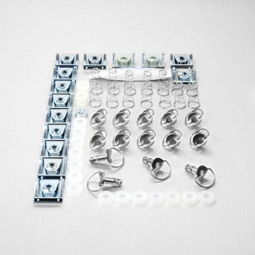 Pro-Bolt プロボルト Stainless Steel Quick Release Stud 17mm D-Ring & CLIP3 Pack x14 ( ステン(ボルト) Pro-Bolt プロボルト Stainless Steel Quick Release Stud 17mm D-Ring & CLIP3 Pack x14 ( ステン(ボルト)