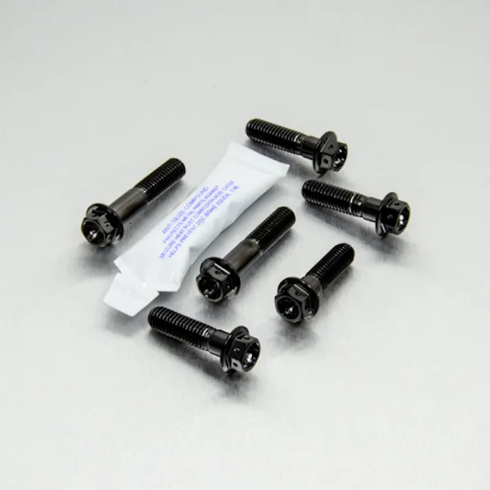 Pro-Bolt プロボルト Stainless Steel Top & Bottom Yoke Pinch Set Race Spec (SSTRIPCL190R) SSTRIPCL190RBK (CDC)【ネット注文限定・別送品】