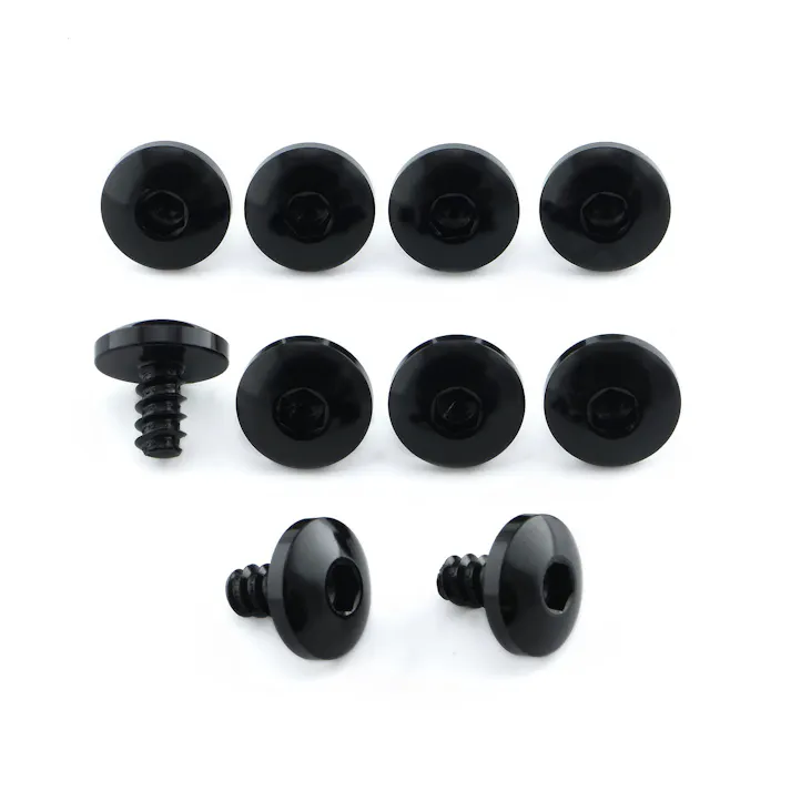 Pro-Bolt プロボルト アルミニウム タッピングスクリュー 6mm x 10mm 10個入りパック (STB610-10) STB610-10BK (CDC)【ネット注文限定・別送品】