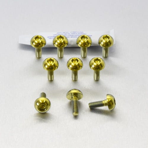 Pro-Bolt v{g Titanium Disc Bolts Honda Pack x10 (TI10DISCHONFR) TI10DISCHONFRG ̑i{gj
