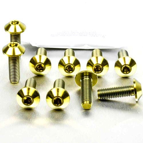 Pro-Bolt プロボルト Titanium Disc Bolts Yamaha Pack x10 (TI10DISCYAM) TI10DISCYAMG (C その他(ボルト) Pro-Bolt プロボルト Titanium Disc Bolts Yamaha Pack x10 (TI10DISCYAM) TI10DISCYAMG (C その他(ボルト)