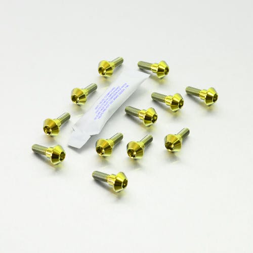 Pro-Bolt プロボルト Titanium Disc Bolts Yamaha Pack x12 (TI12DISCR1R6) TI12DISCR1R6G その他(ボルト) Pro-Bolt プロボルト Titanium Disc Bolts Yamaha Pack x12 (TI12DISCR1R6) TI12DISCR1R6G その他(ボルト)