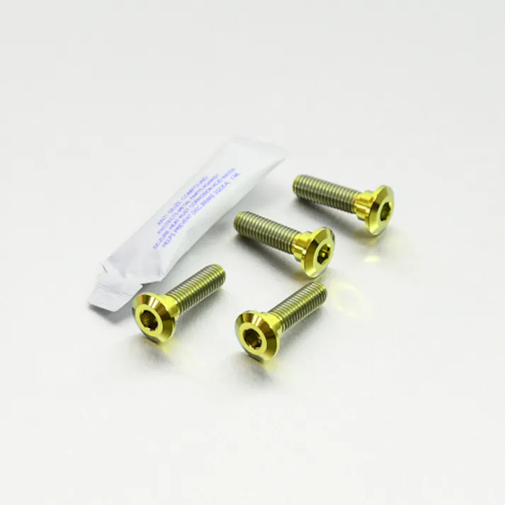 Pro-Bolt プロボルト Titanium Disc Bolts Kawasaki / Suzuki Pack x4 (TI4DISCKAWSUZ) TI4DISCKAWSUZG (CDC)【ネット注文限定・別送品】